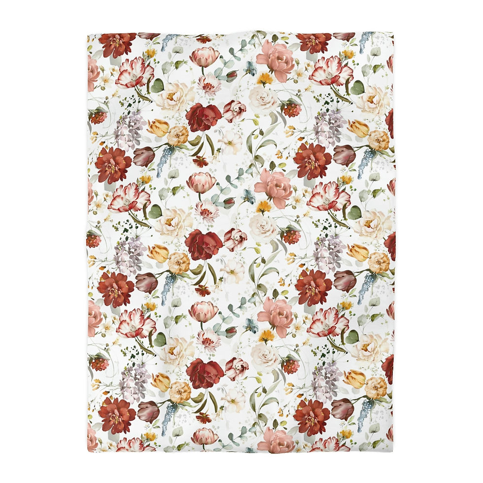 Thumbnail: Summer Garden Microfiber Duvet Cover