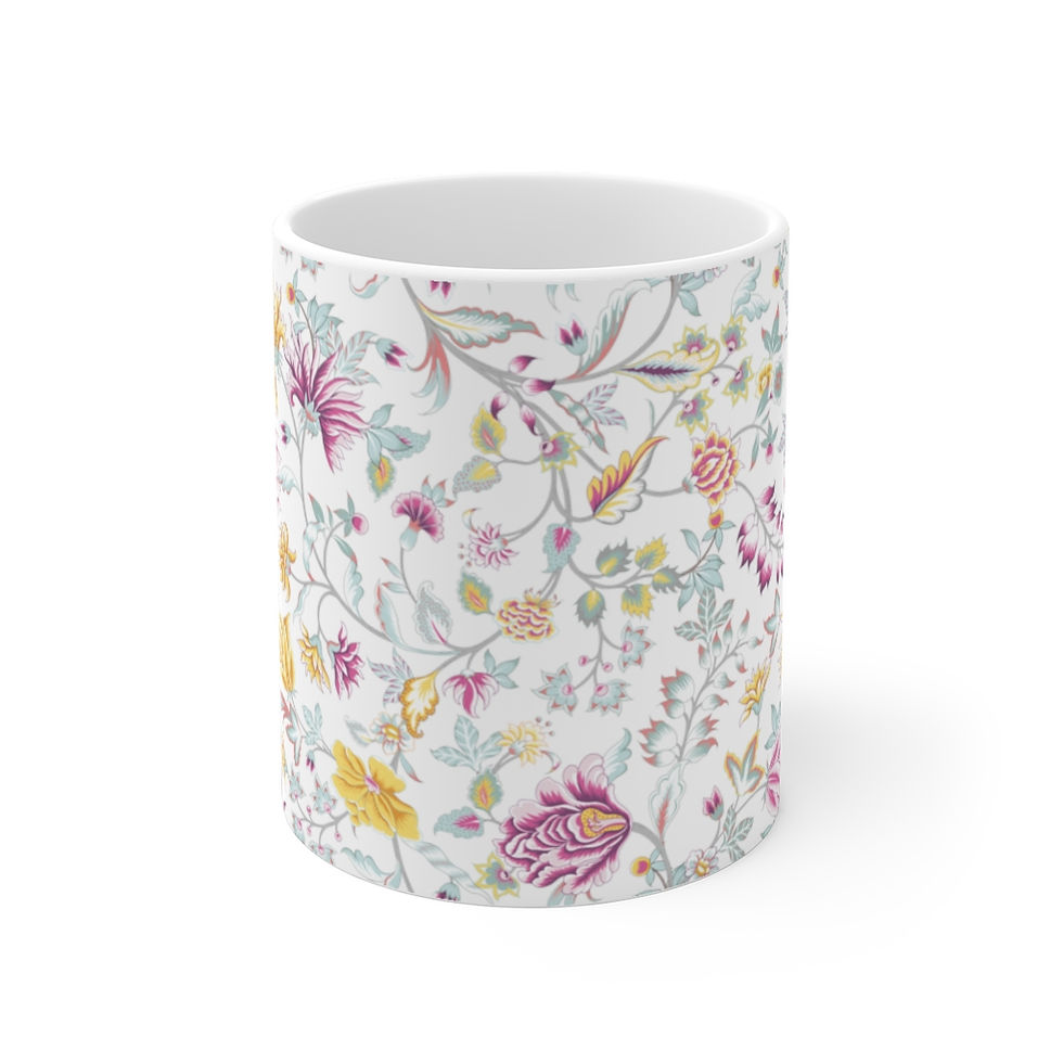 Thumbnail: Calico (white) Ceramic Mugs (11oz\15oz\20oz)