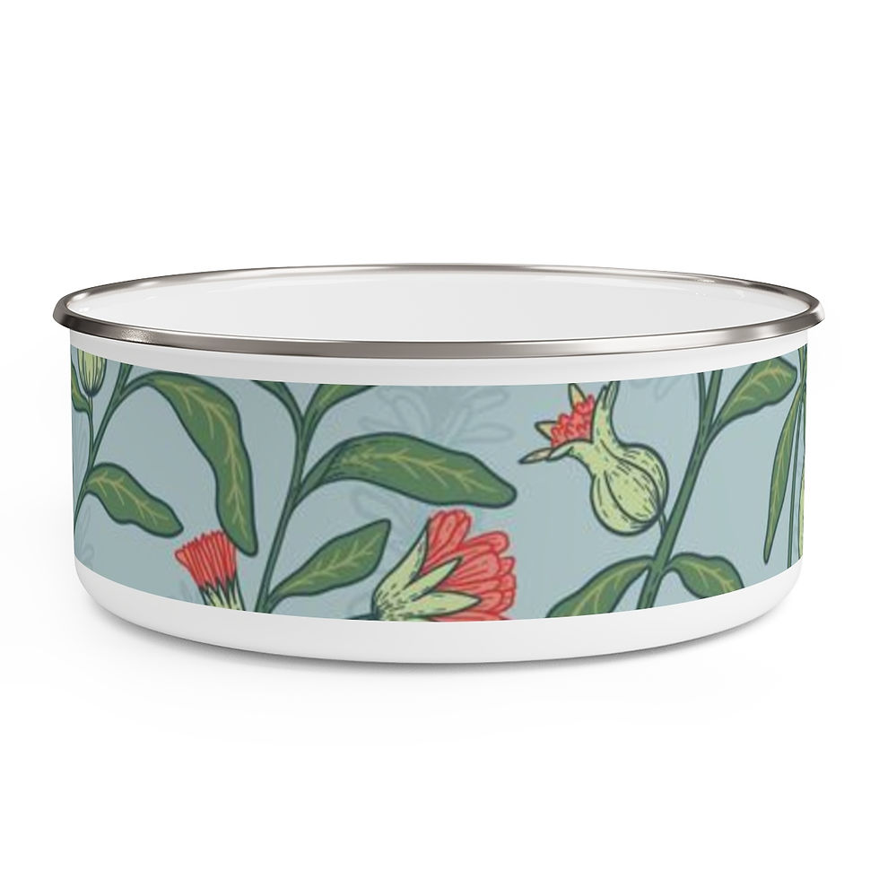 Thumbnail: Morris Pattern  Enamel Bowl