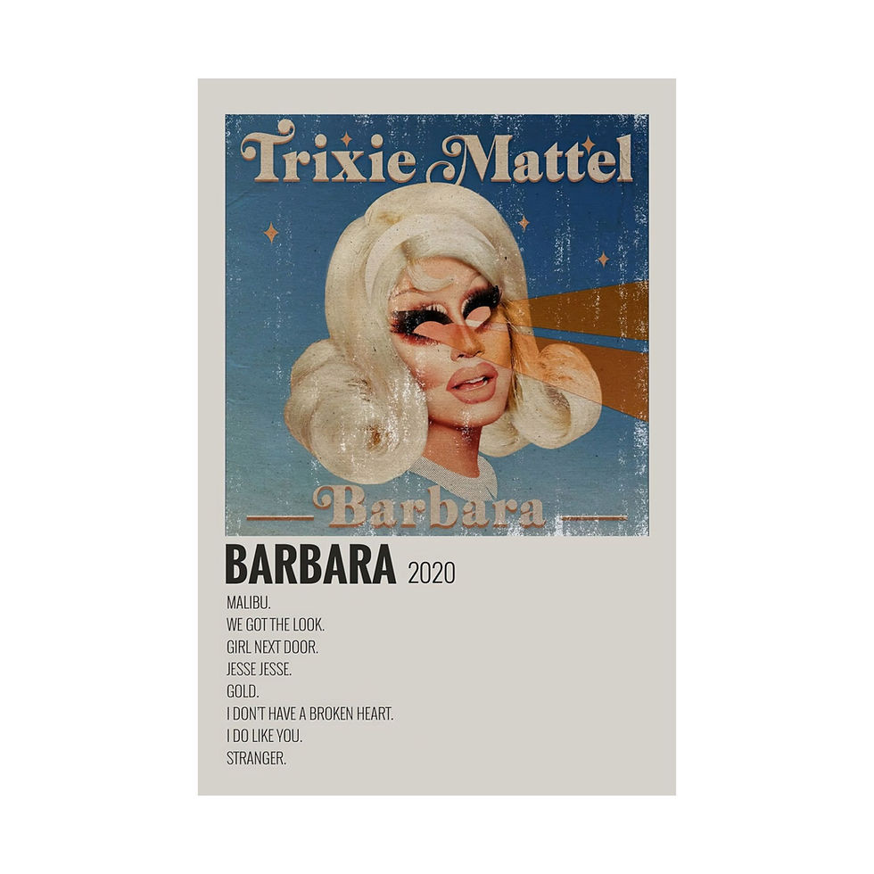 Thumbnail: TRIXIE MATTEL BARBARA 2020 Matte Vertical Posters