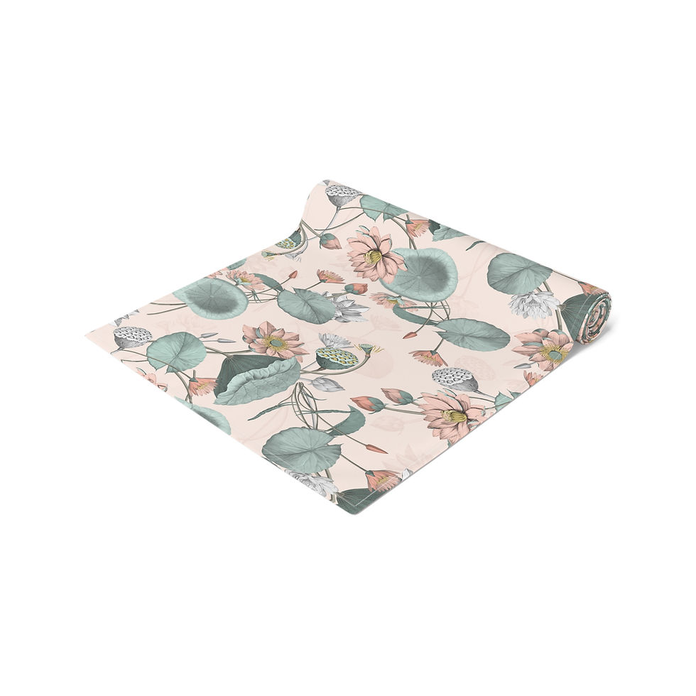 Thumbnail: Nelumbo Floral Table Runner 