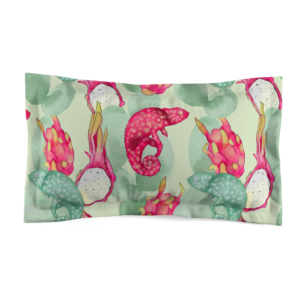 Thumbnail: Milkshake Dragon Microfiber Pillow Sham