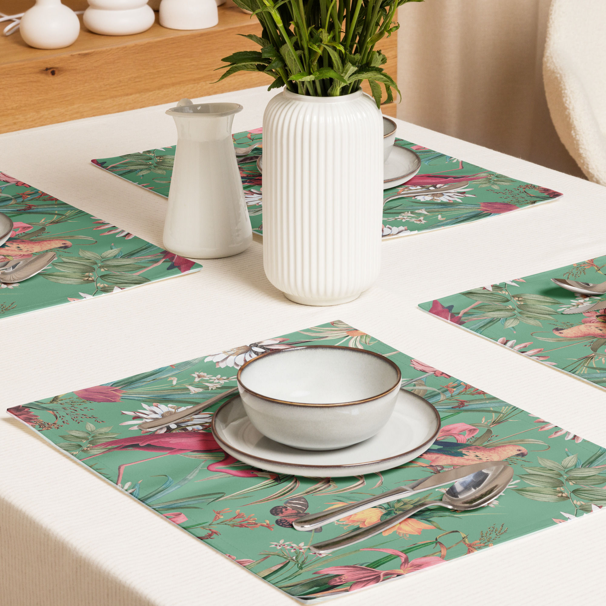 Baly (Green) Placemat Set