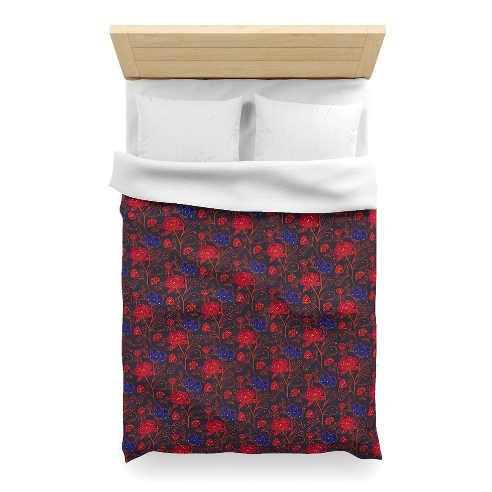 Thumbnail: Indian Eclectic Microfiber Duvet Cover