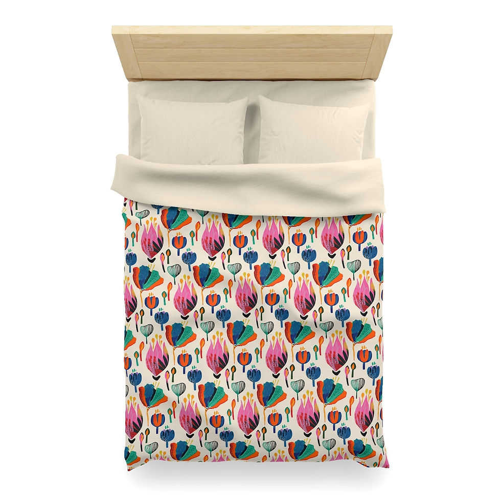 Thumbnail: Pure Color II Microfiber Duvet Cover