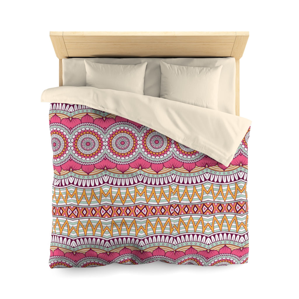 Hippy Love Microfiber Duvet Cover