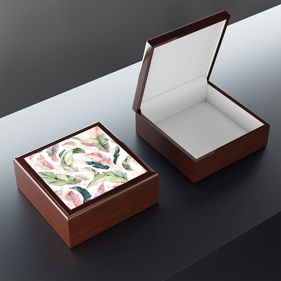 Thumbnail: Beautiful Leaves  Jewelry Box