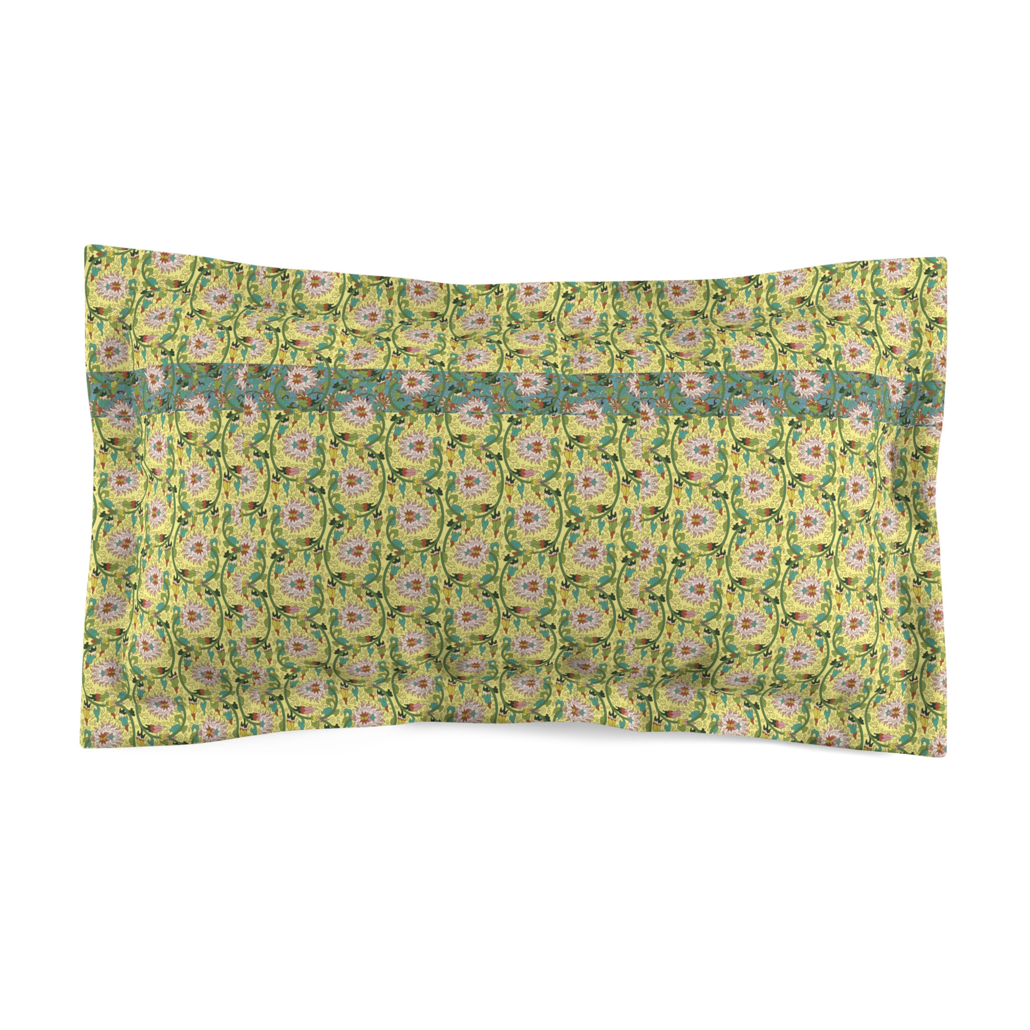 Colorful Chinese (Yellow)Microfiber Pillow Sham