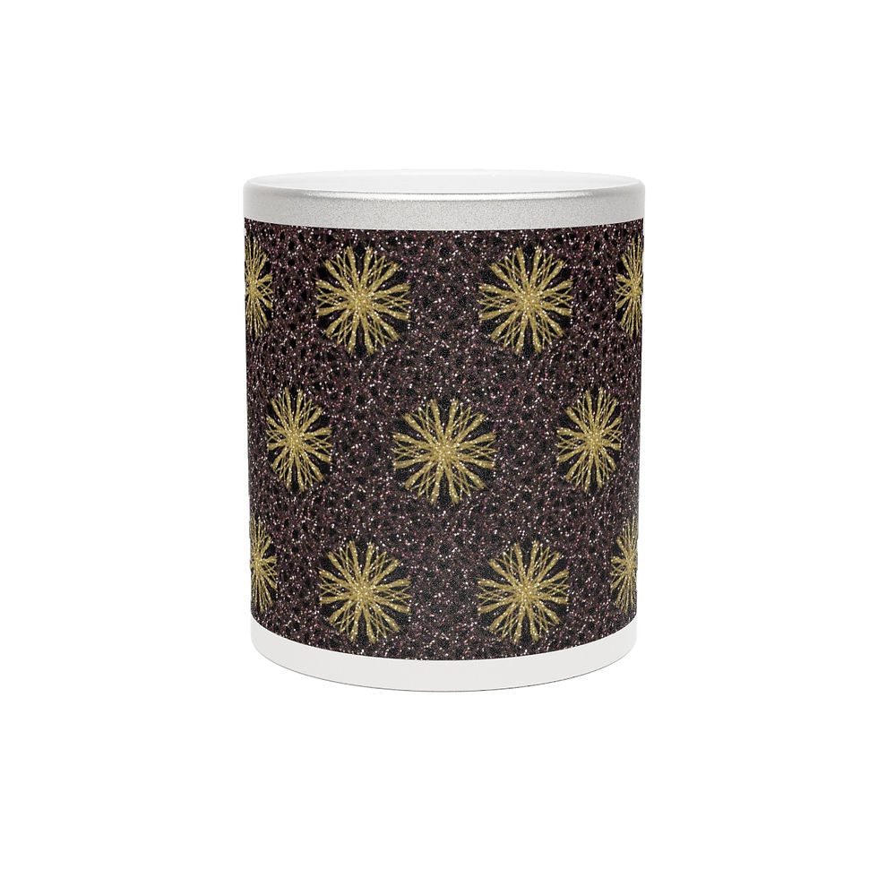 Thumbnail: Gold Twinkles  Metallic Mug (Silver\Gold)