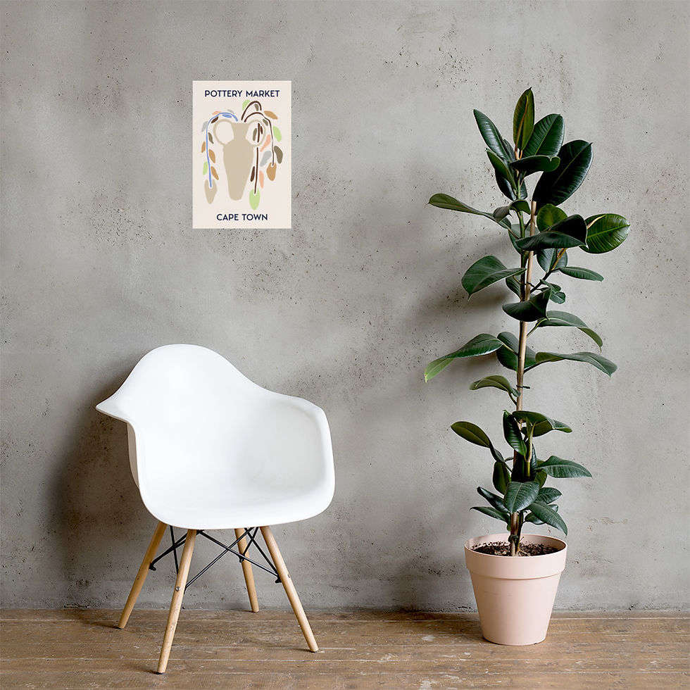 Thumbnail: Pottery Market  Cape Town  Poster   