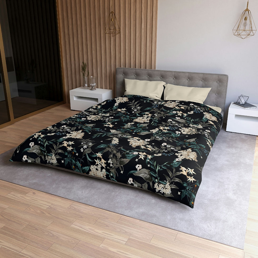 Thumbnail: Essence (Midnight) Microfiber Duvet Cover
