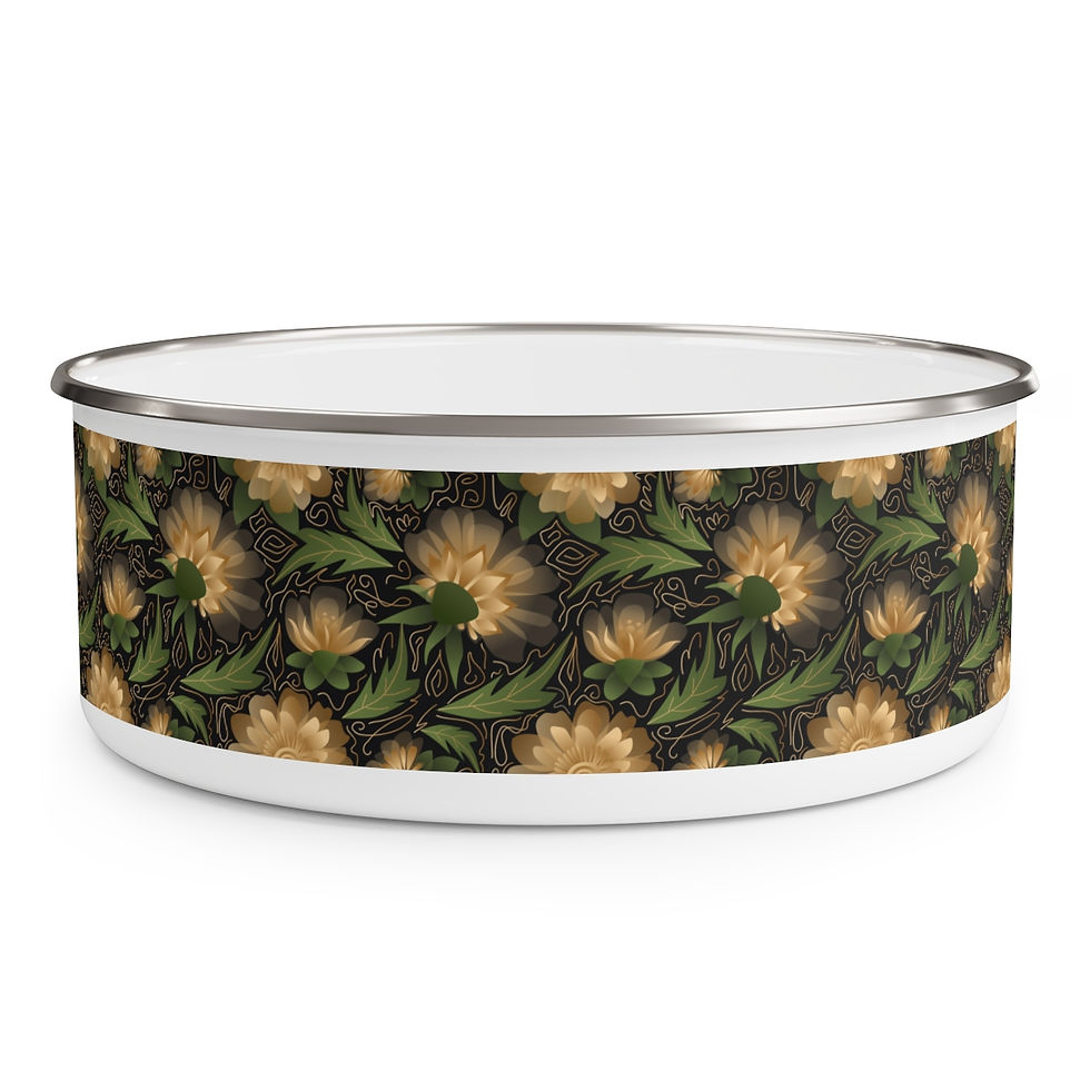 Thumbnail: Magical Forest 3   Enamel Bowl