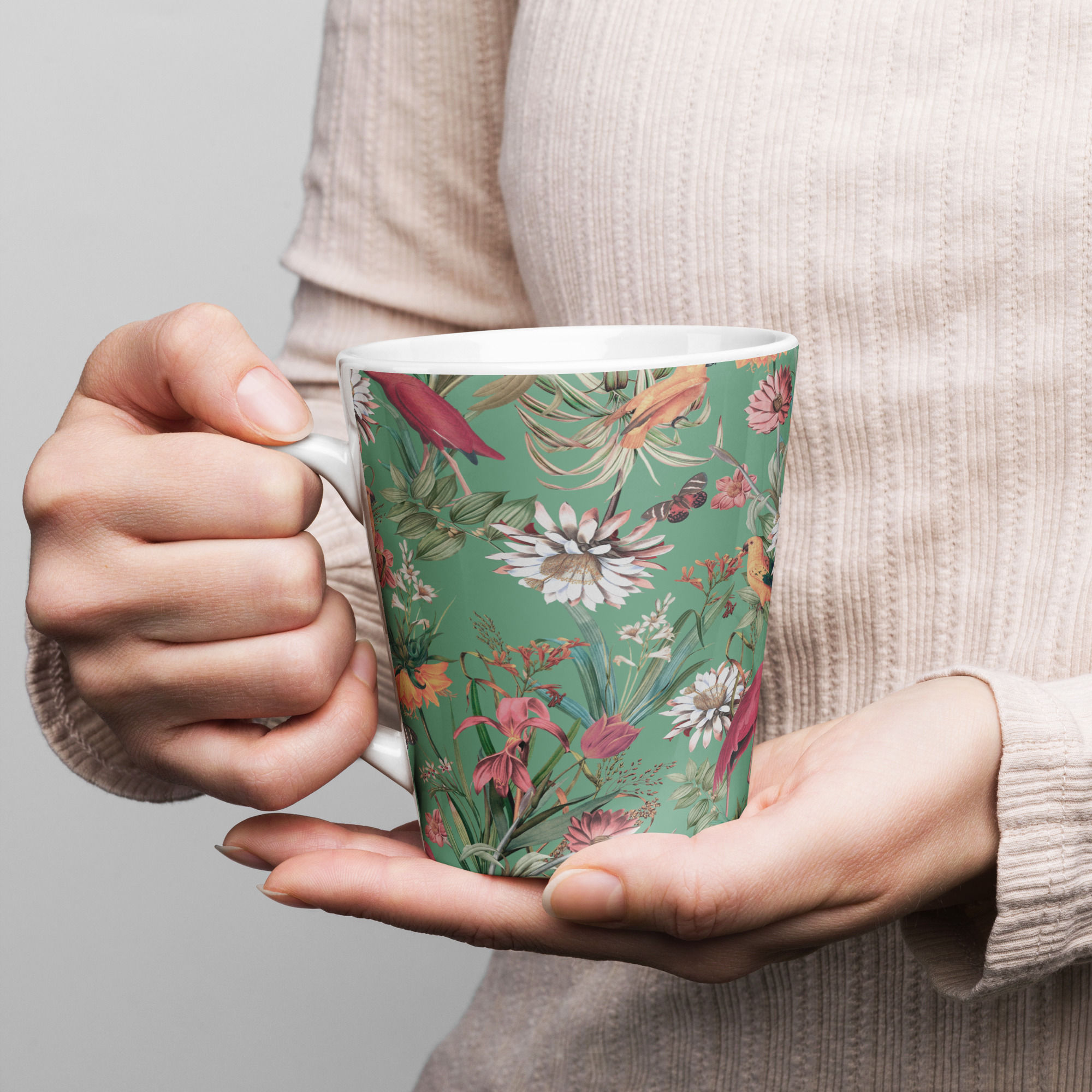 Baly (green) Latte mug