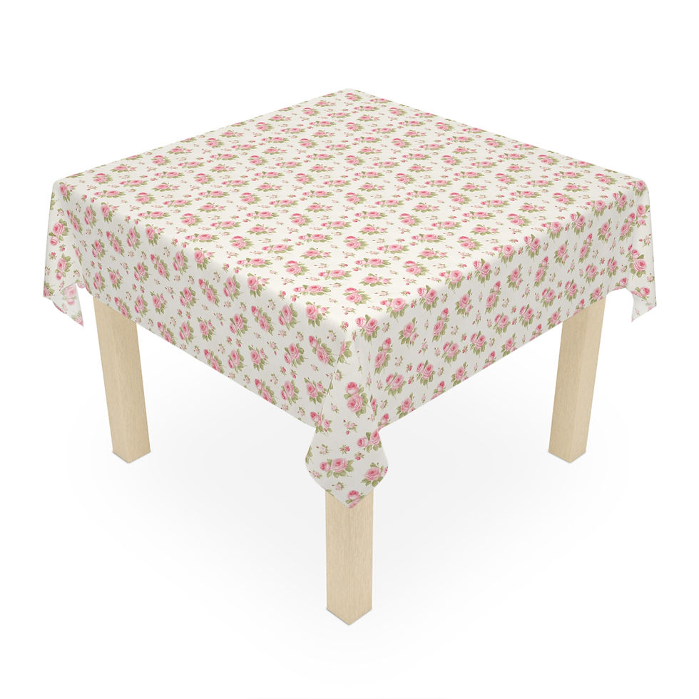 Thumbnail: Shabby Chic 2 Floral Tablecloth 