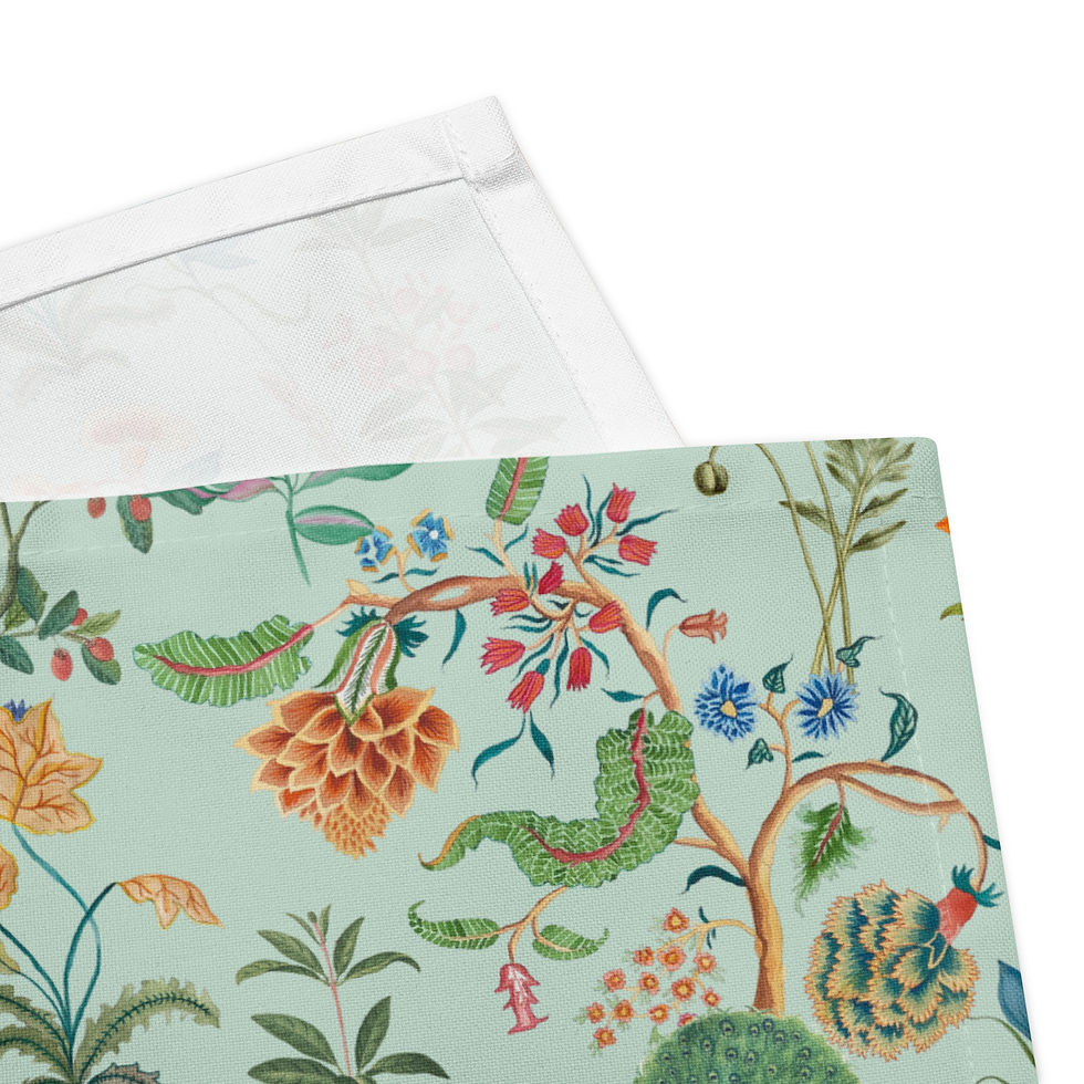 Thumbnail: Pichwai Design Cloth napkin set