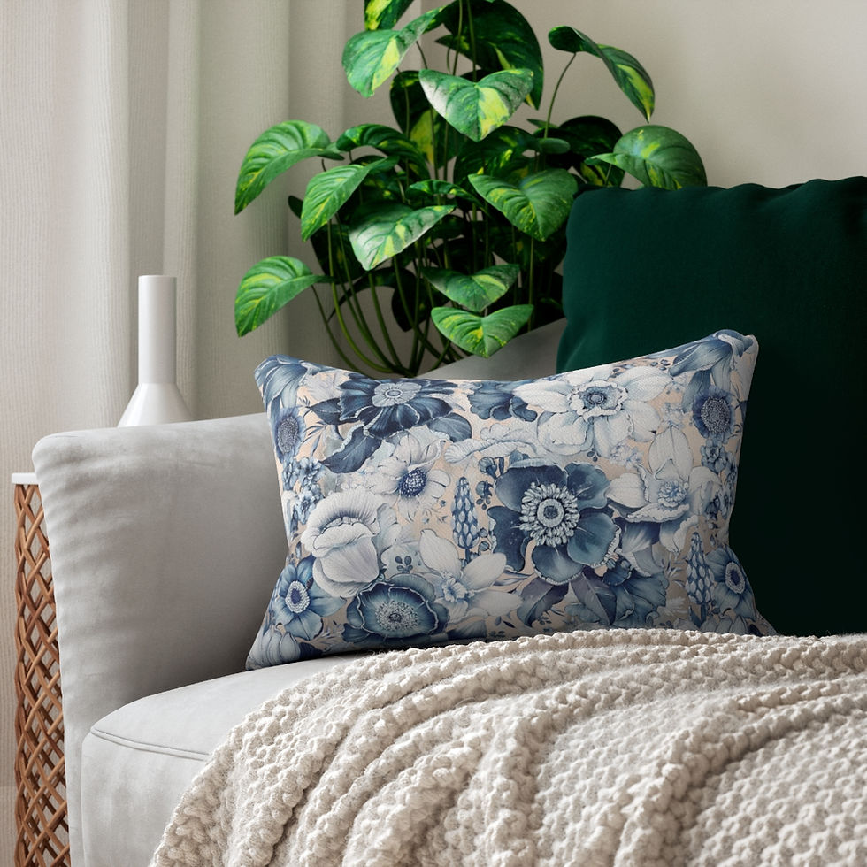 Thumbnail: BG Spun Polyester Lumbar Pillow