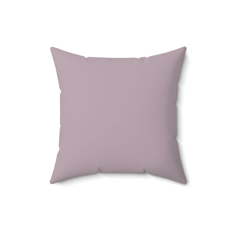 Thumbnail: Subtle Ivory Floral Spun Polyester Square Pillow