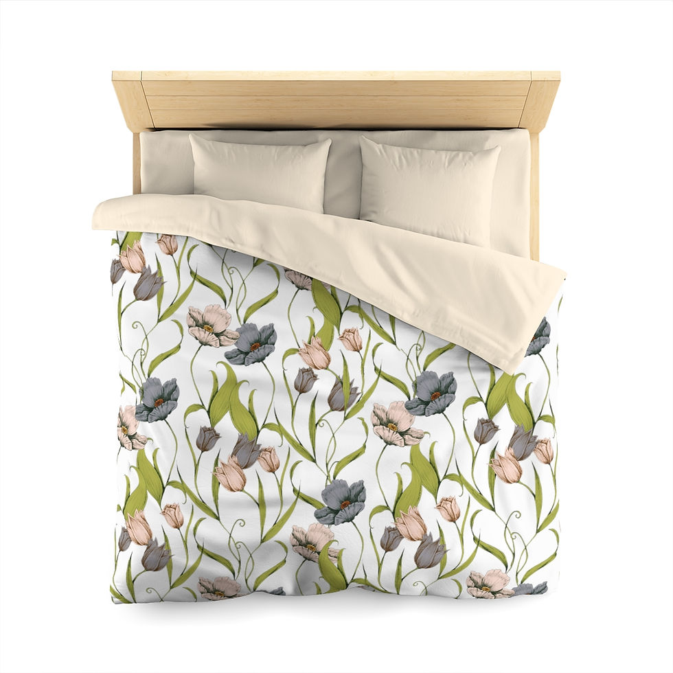 Thumbnail: Lynette Microfiber Duvet Cover