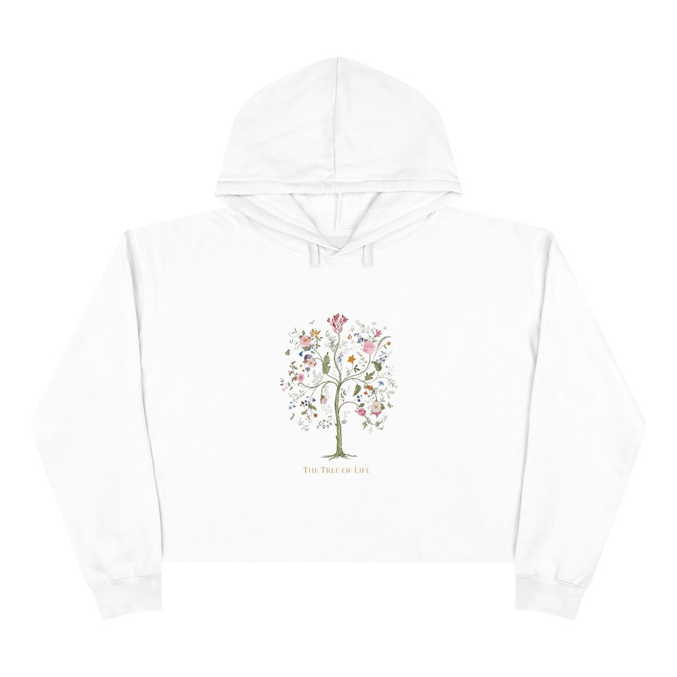 Thumbnail: Tree of Life Crop Hoodie