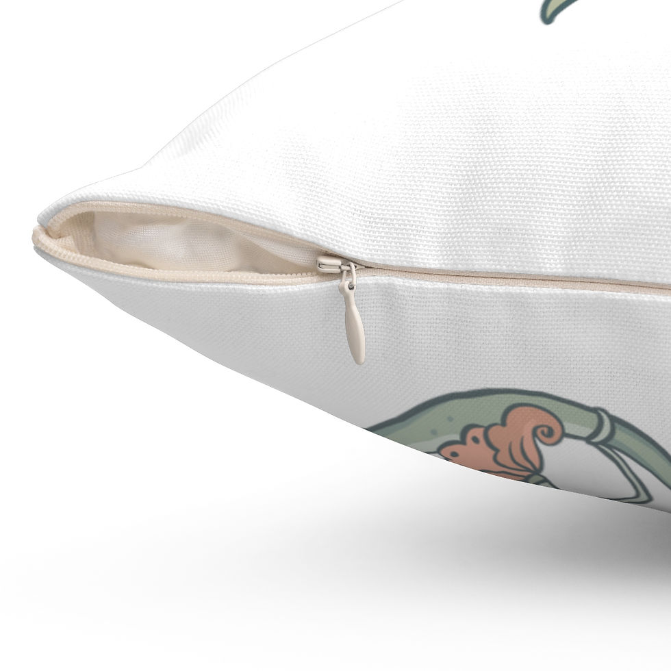 Thumbnail: Dragon Spun Polyester Square Pillow