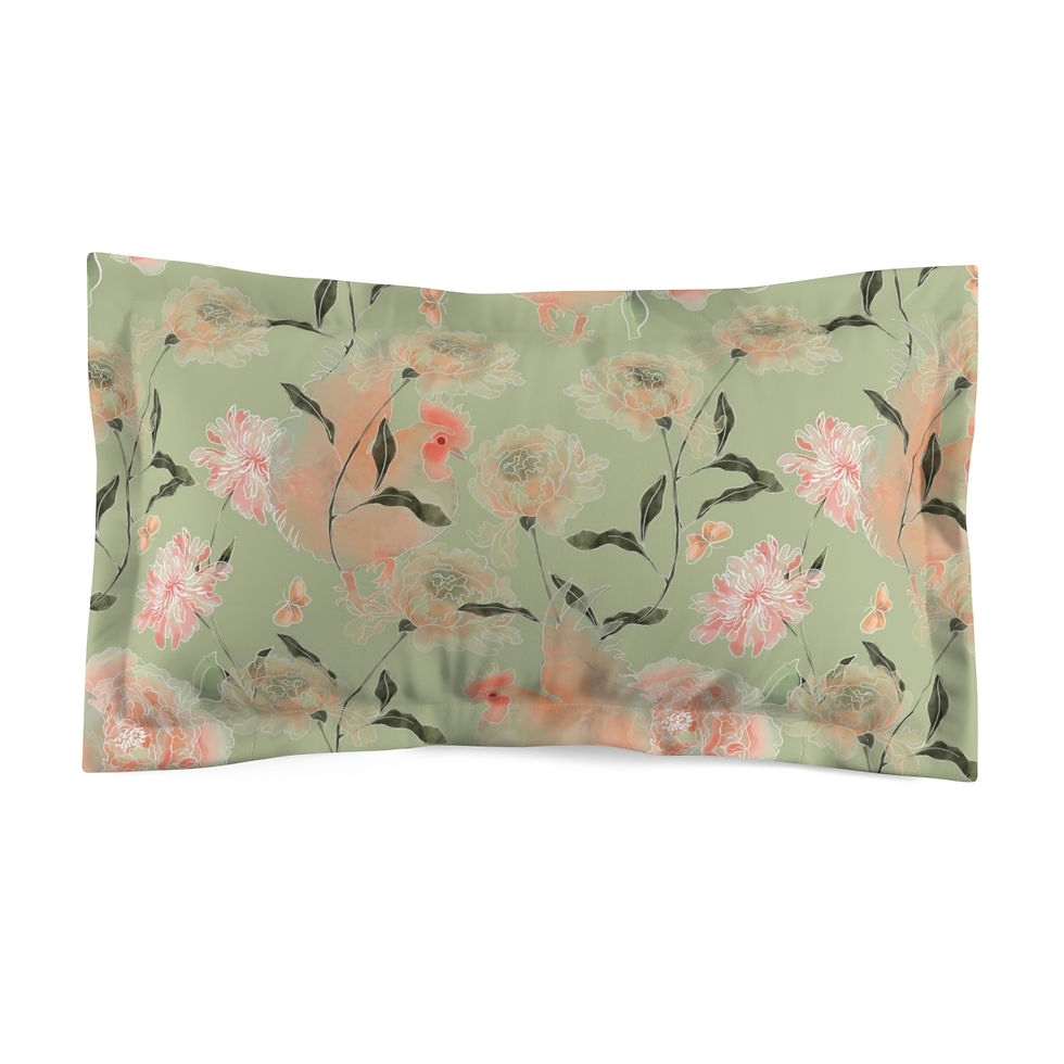 Thumbnail: Spanish Sage Microfiber Pillow Sham