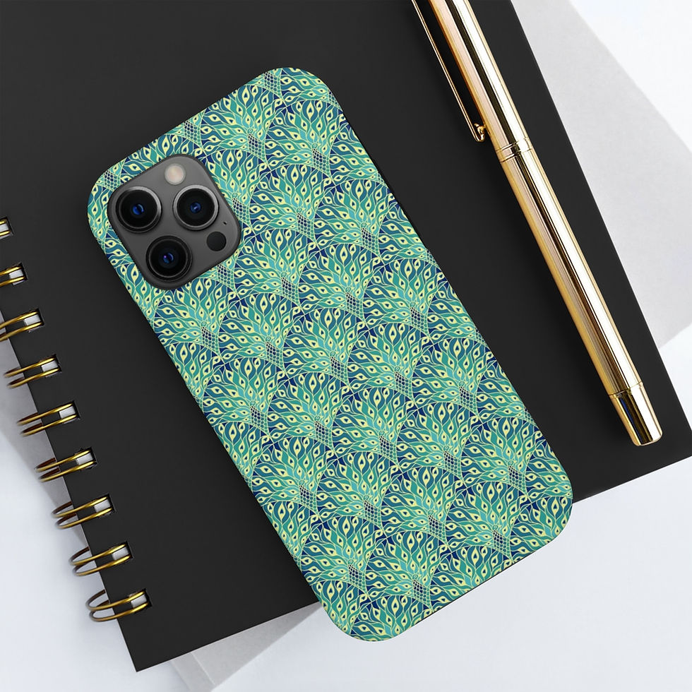 Thumbnail: Green Indian Inspired Tough Phone Cases, Case-Mate