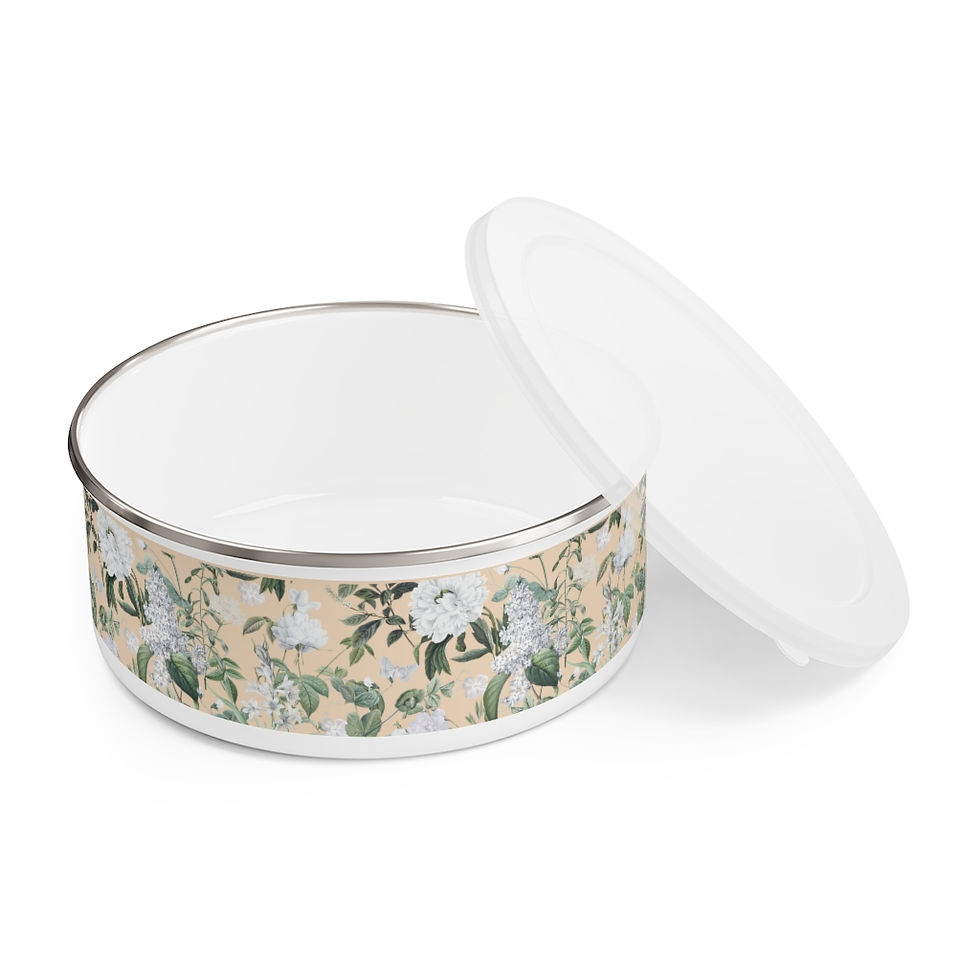 Thumbnail:  Lush Green (blush)Enamel Bowl