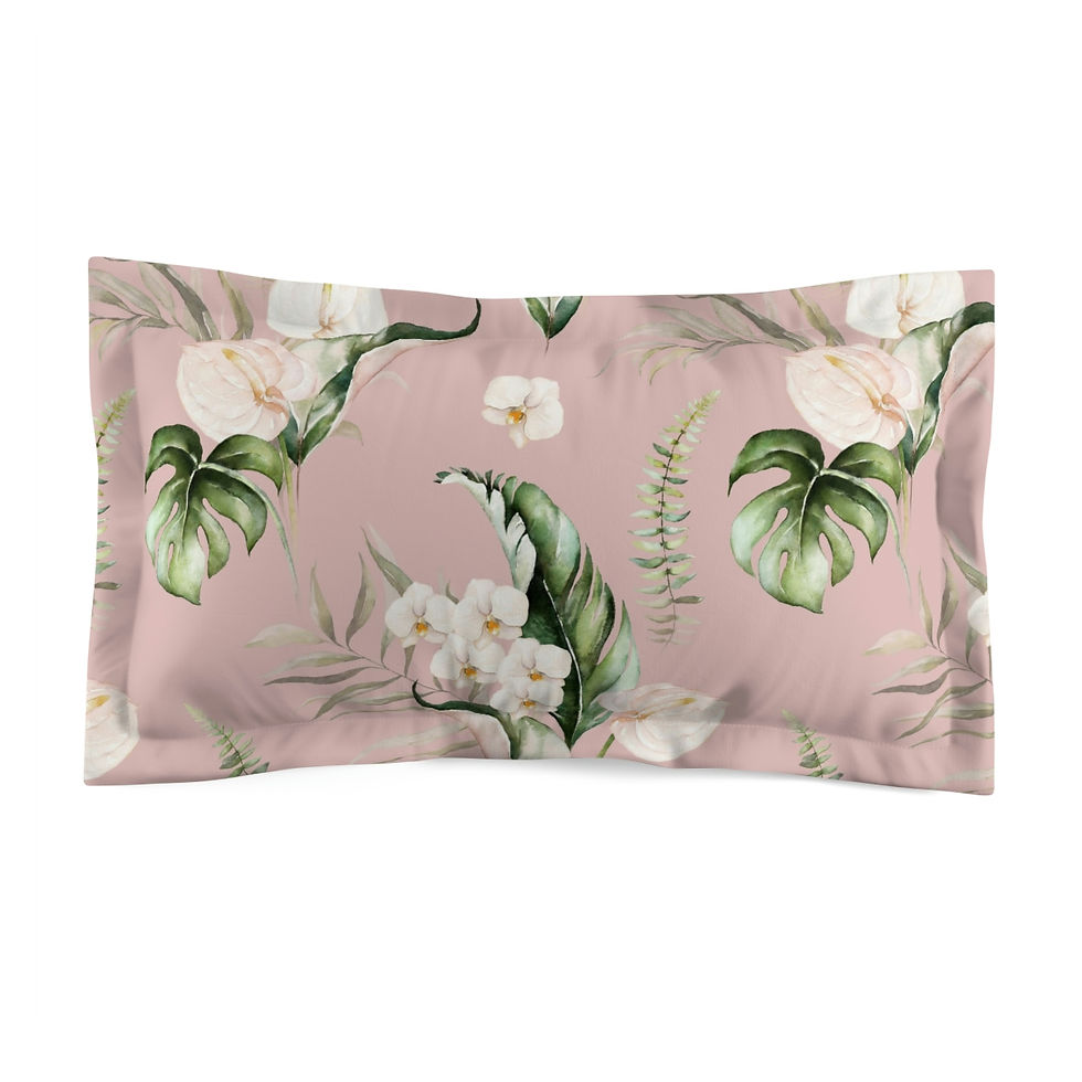 Thumbnail: Tropical Paradise 2 Microfiber Pillow Sham