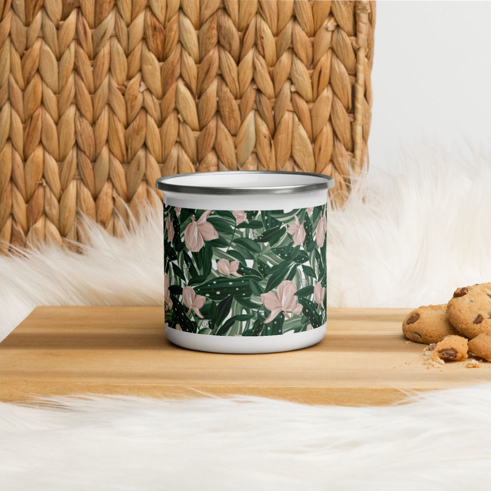Splendor in the Tropics (Design 2) Enamel Mug