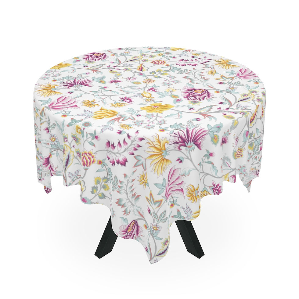 Thumbnail: Calico (white) Table Cloth