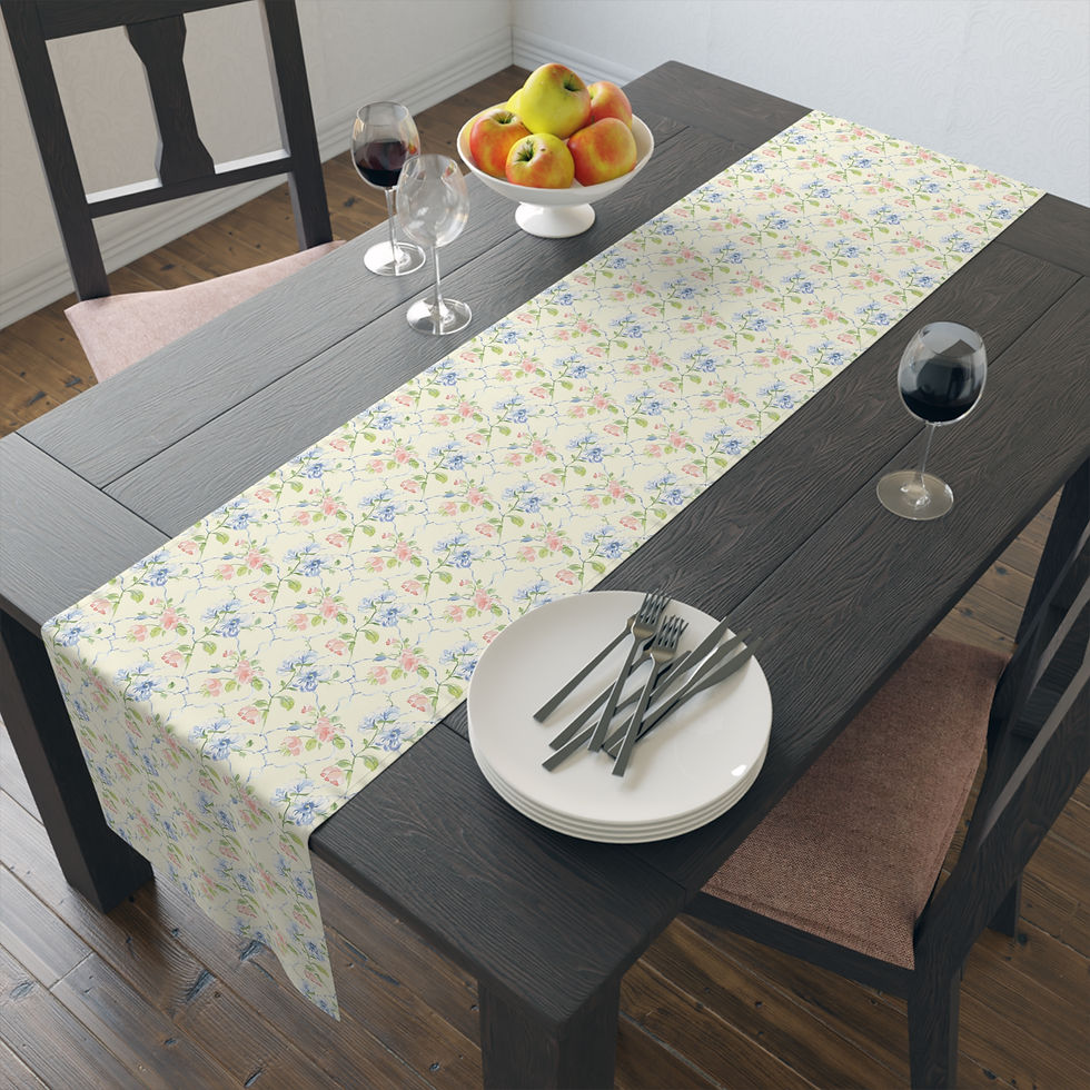 Thumbnail: Shabby Chic Floral (Sunshine) Table Runner