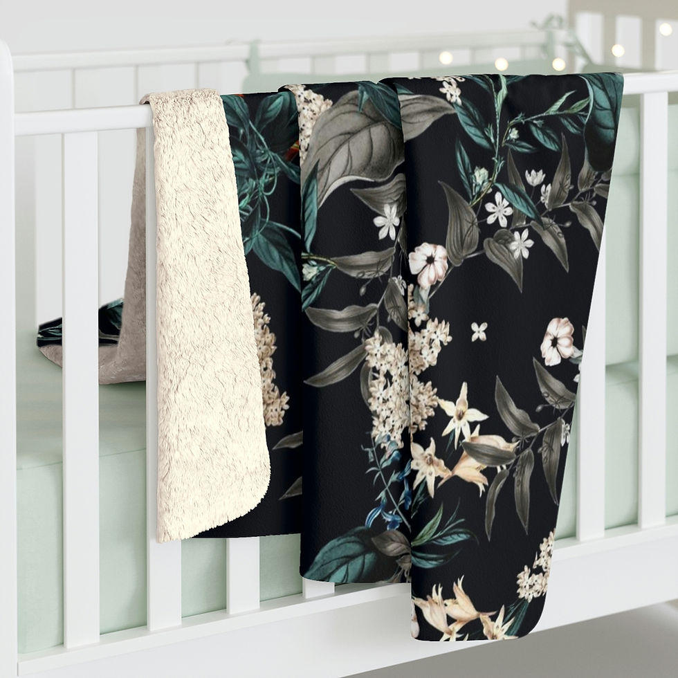 Thumbnail: Essence Midnight Sherpa Fleece Blanket