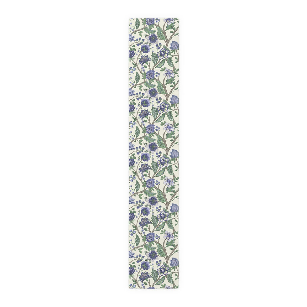 Thumbnail: Mughal Garden (creme) Table Runner