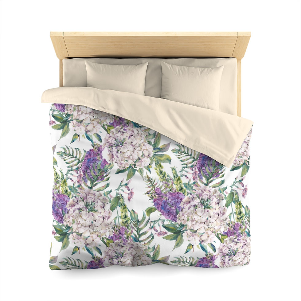 Thumbnail: Lilac Microfiber Duvet Cover