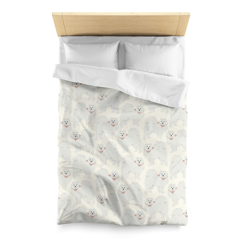Thumbnail: Doggy Love Microfiber Duvet Cover