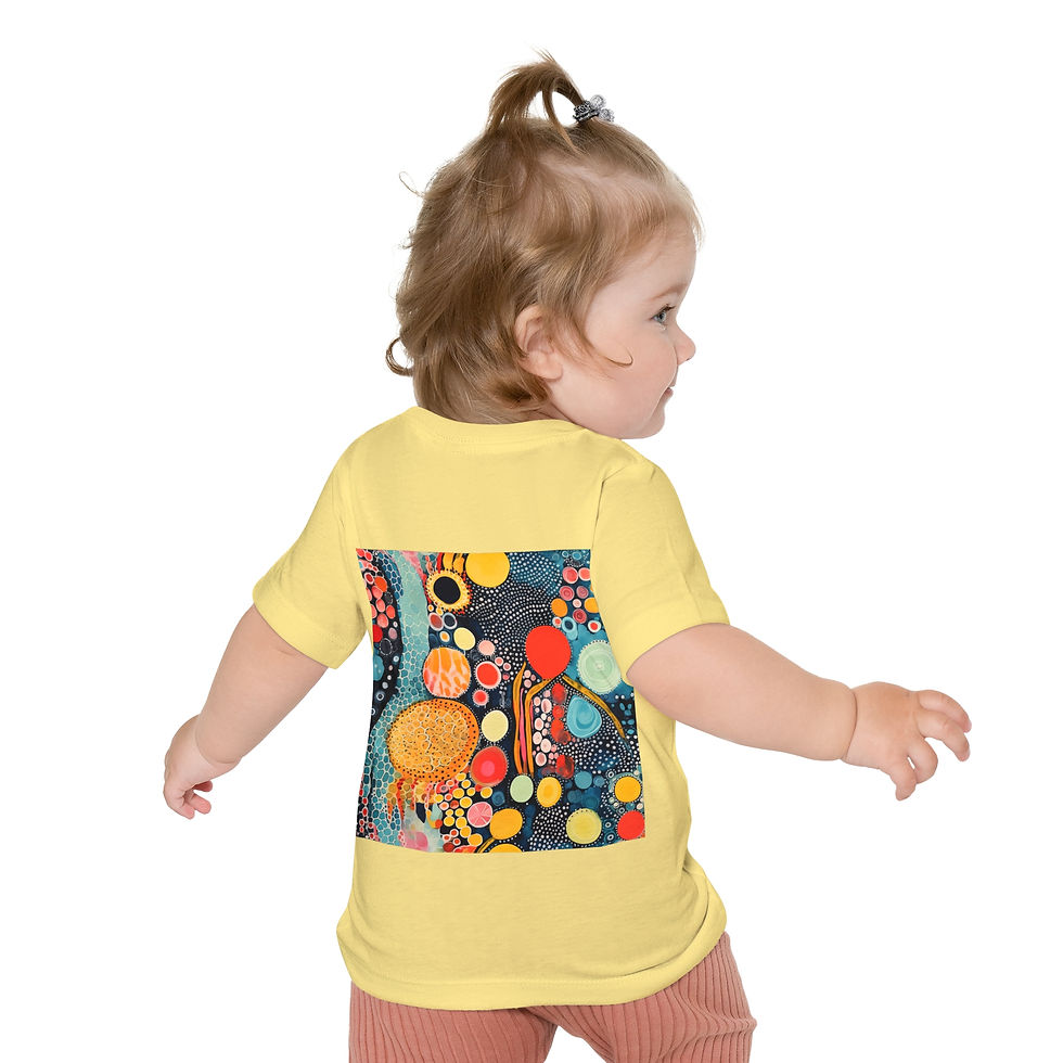 Thumbnail: Colorful Floral Baby T-Shirt, Fun Baby Outfit, Cute Toddler Gift