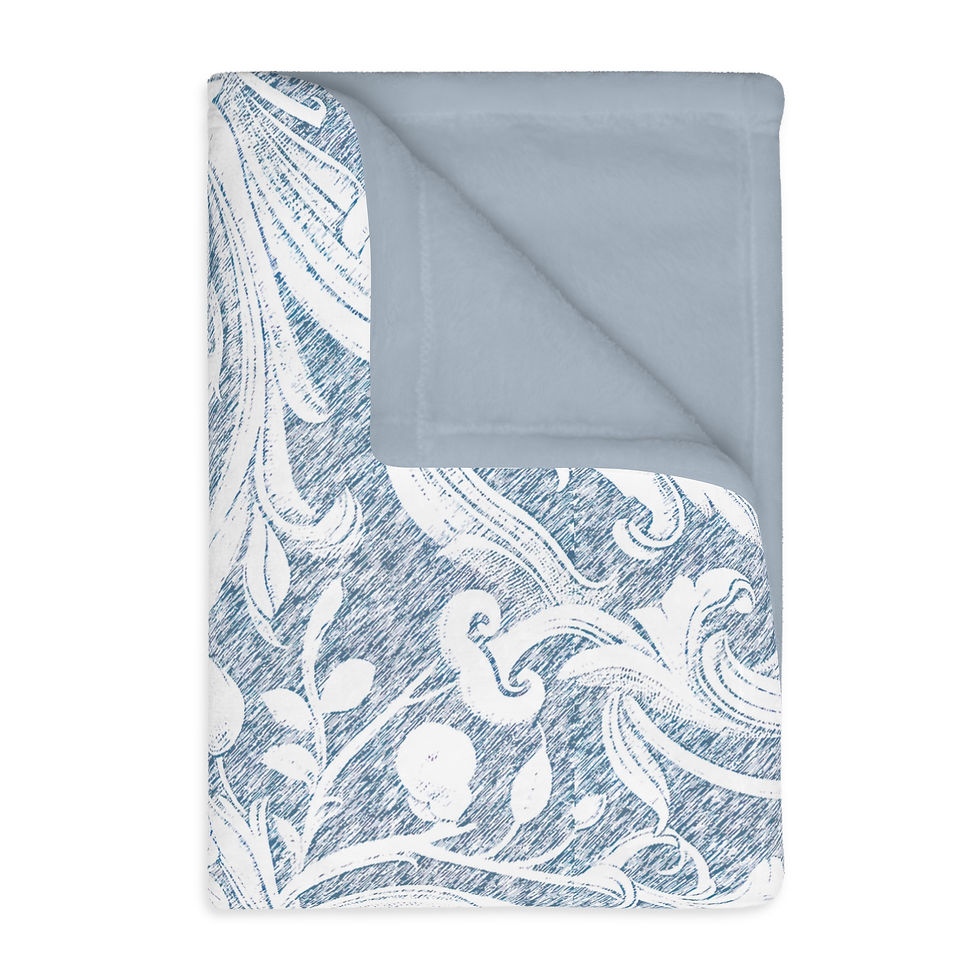 Thumbnail: Velveteen Microfiber Blanket (Two-sided print) - Victoria Sarah
