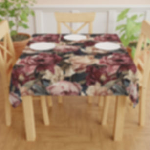 Autumn Floral ColorsTablecloth for Dining