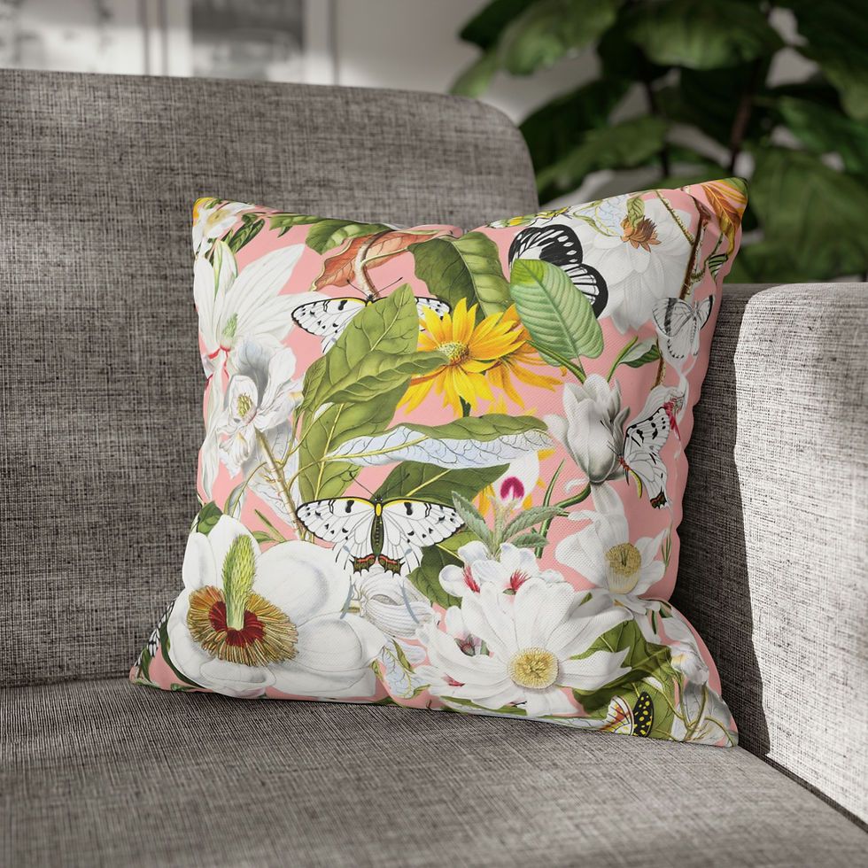 Thumbnail: Zilla Pink  Spun Polyester Pillowcase