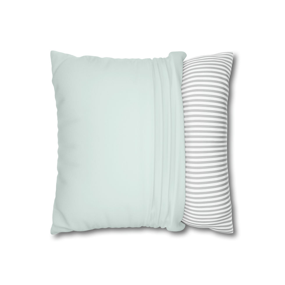 Thumbnail: Abstract Teal Faux Suede Square Pillow Case