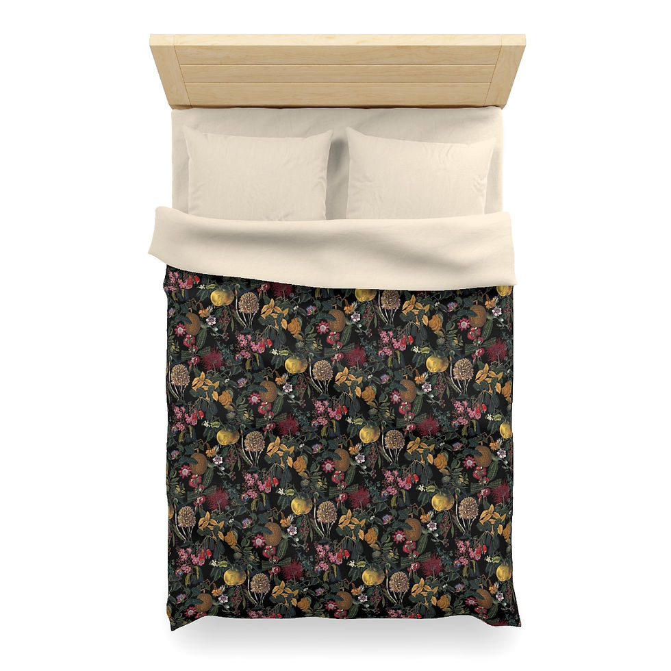 Thumbnail: Exquisite Devotion Microfiber Duvet Cover
