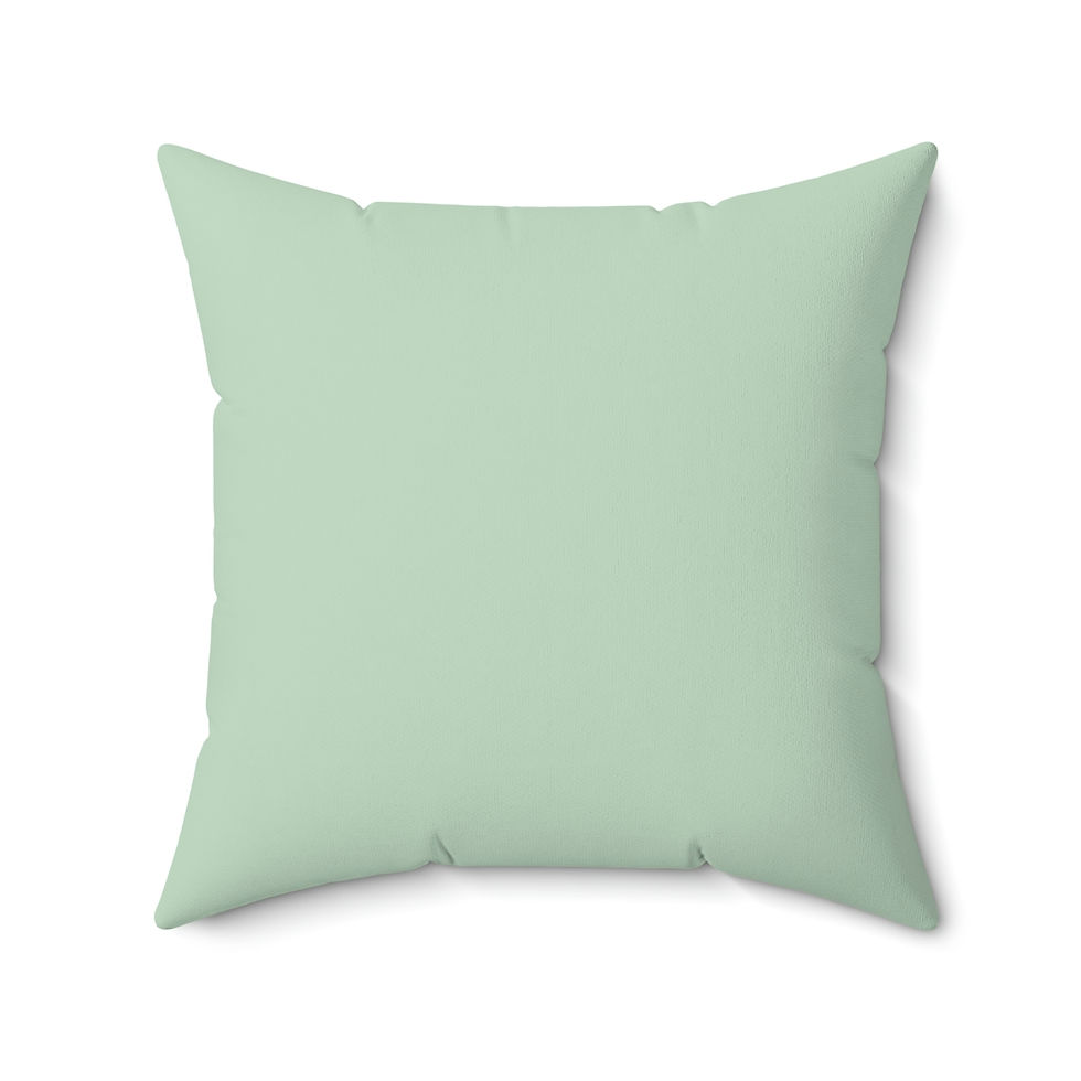 Thumbnail: Pink Dragon (Green) Spun Polyester Square Pillow