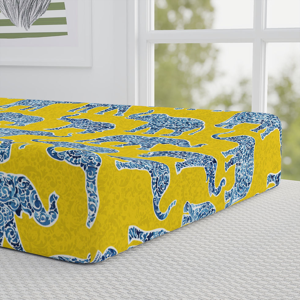Thumbnail: Playful Safari Baby Changing Pad Cover