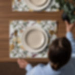 Thumbnail: Vintage Peonies Placemat Set