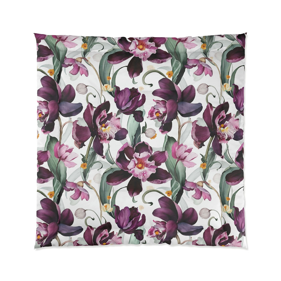 Thumbnail: Purple Iris Comforter