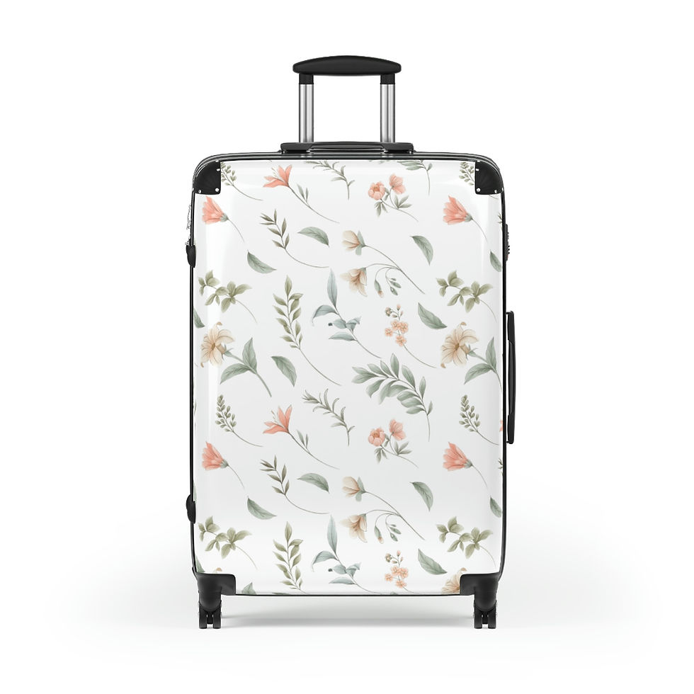 Thumbnail: Delicate Floral Suitcases