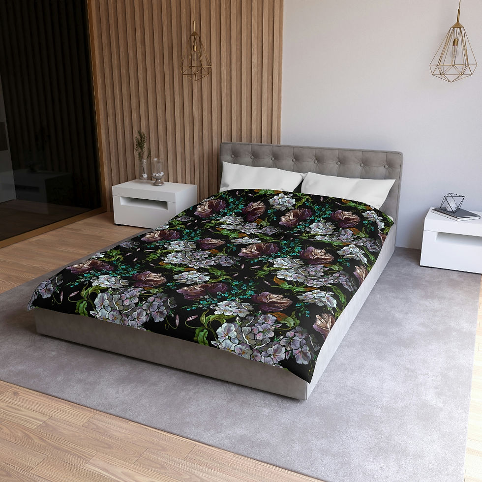 Thumbnail: A Beautiful Painting Microfiber Duvet Cover