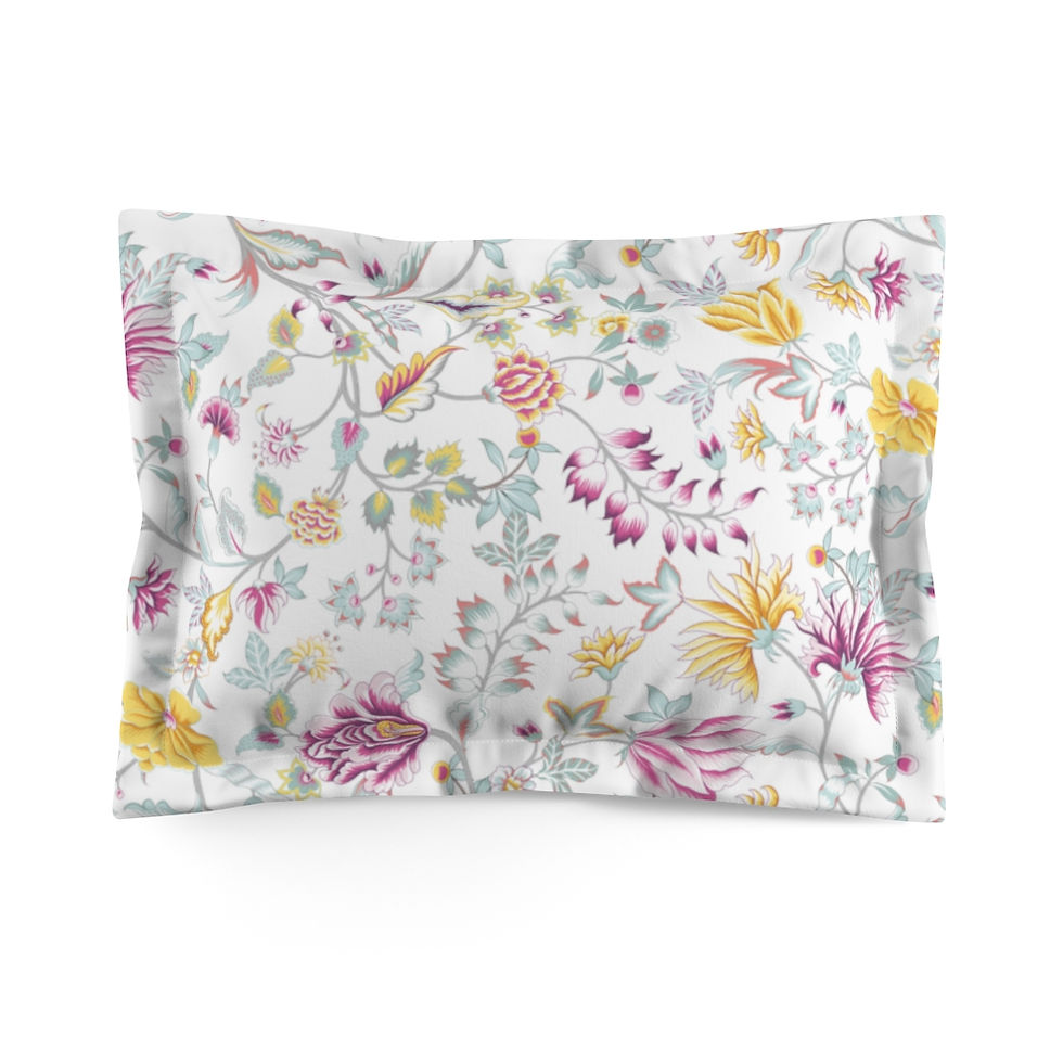 Thumbnail: Calico Microfiber Pillow Sham
