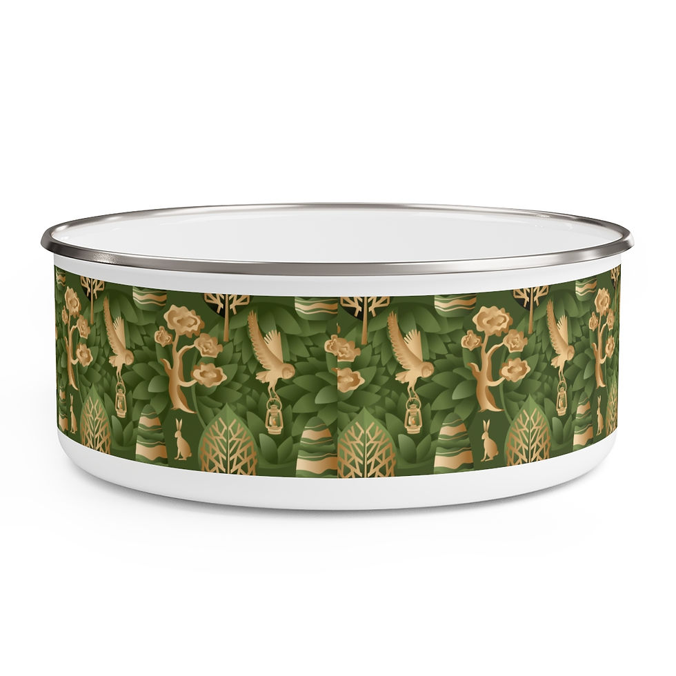 Thumbnail: Magical Forest  Enamel Bowl