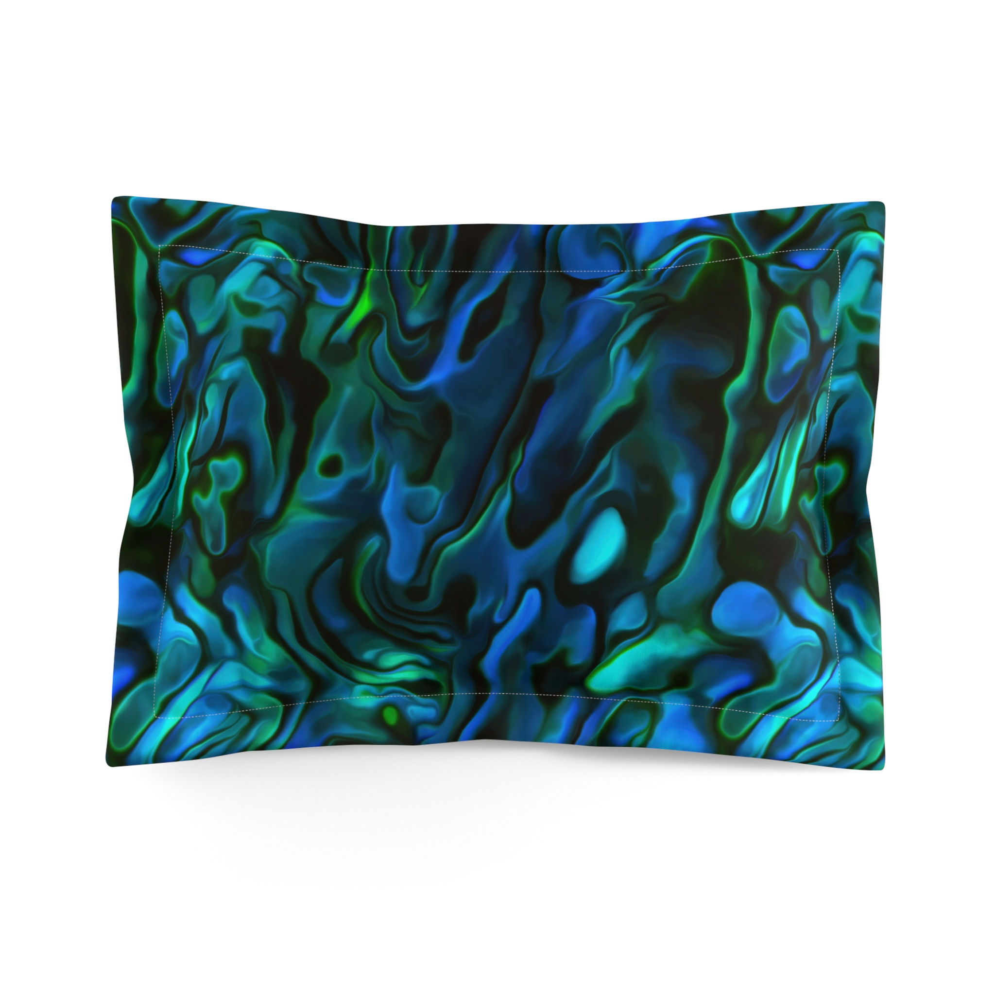 Pearlescent Abalone Microfiber Pillow Sham